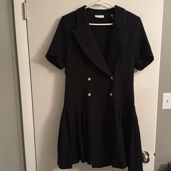 Sandro Short Tweed Coat Dress - Picture 4 of 5